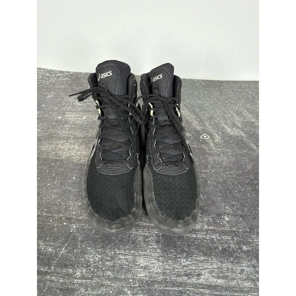 Asics Matflex 6 Mens Size 11 US Black Silver White Wrestling Shoes‎ 1081A021